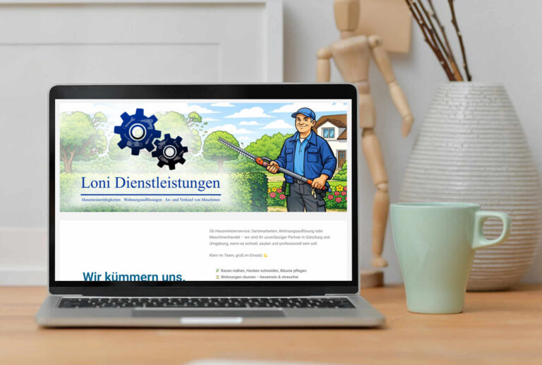 Webseite - Loni Dienstleistungen
